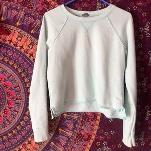 pastel blue crewneck